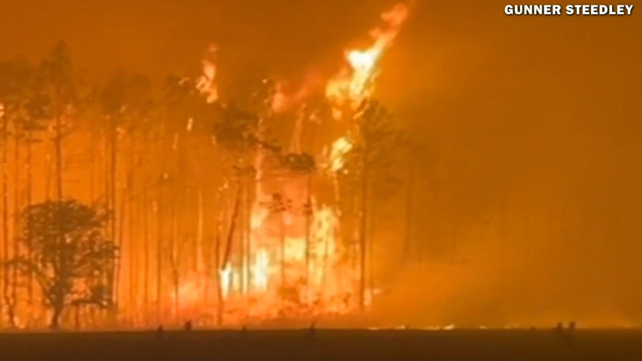 Georgia streets reduced to ashes amid massive wildfires