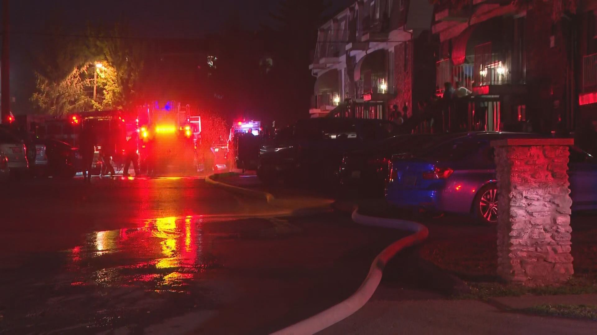 No injuries reported in Lexington apartment fire