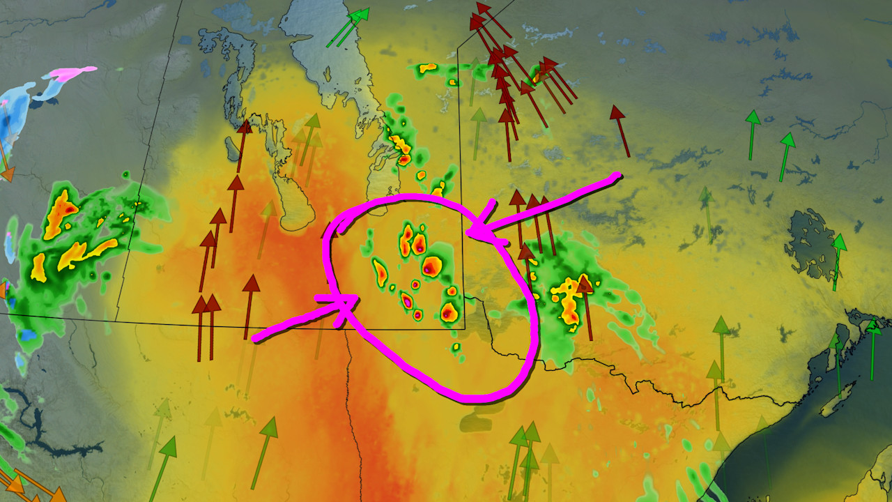 Severe storm chance bubbles up on parts of the Prairies, northern Ontario