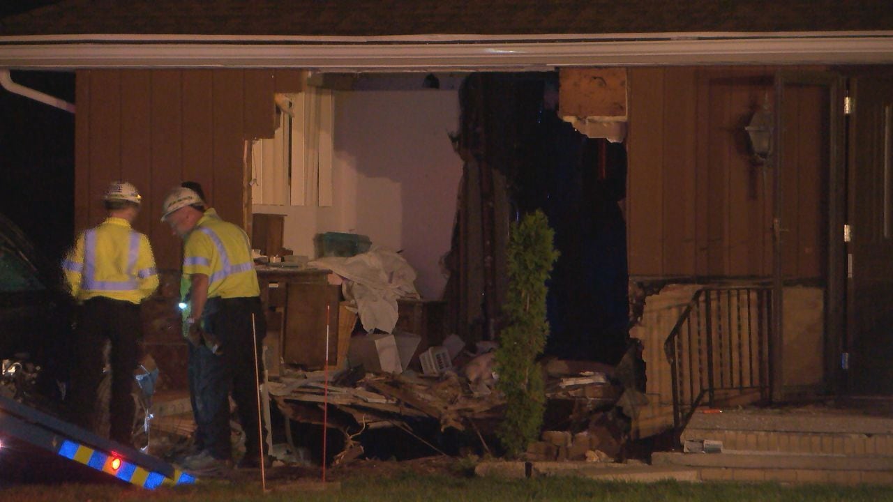 Driver dead after car plows into Parma home