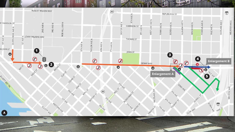 Route 8 overhaul: Big changes coming to Seattle's Denny Way