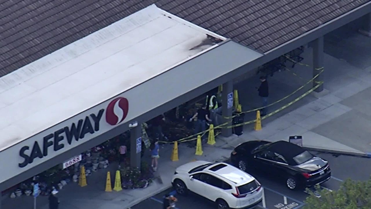 Watch: Scene of car into Safeway store in Martinez