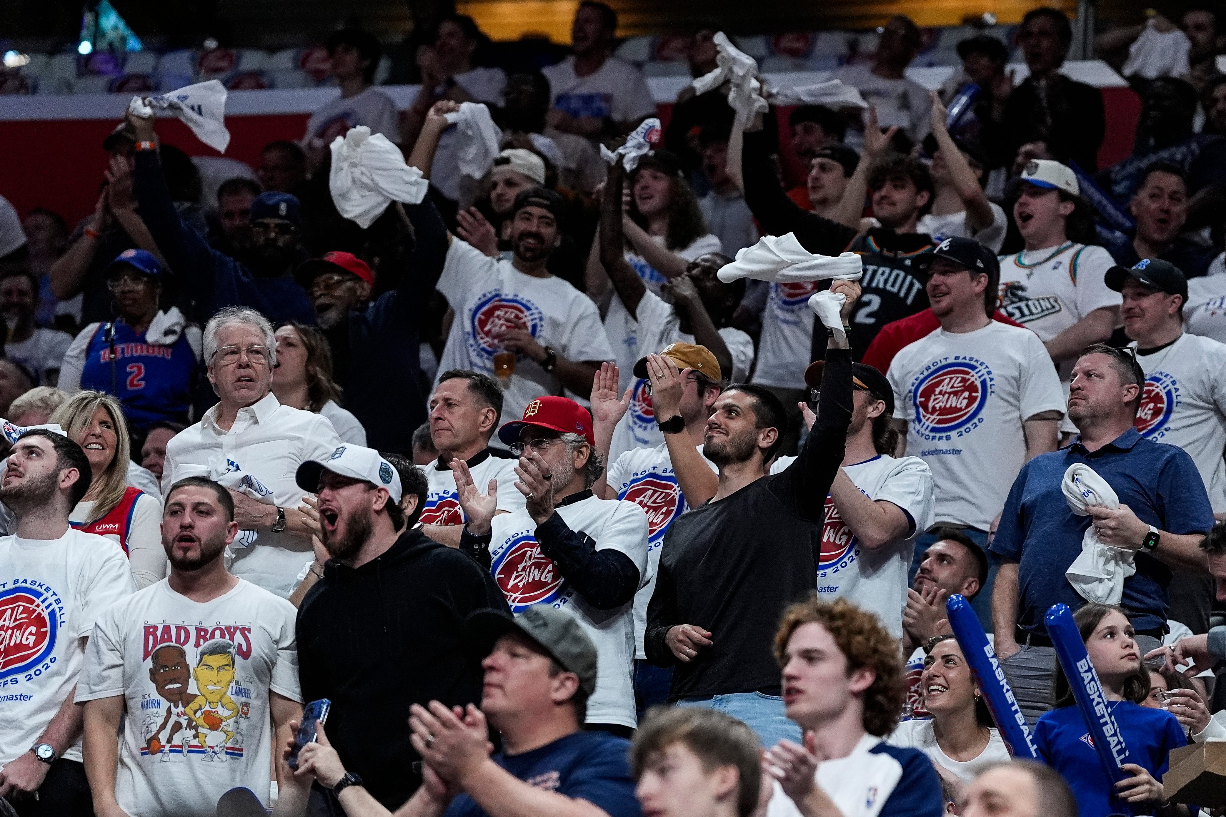 5 loudest moments from Pistons' electric Game 2 playoff win vs Magic
