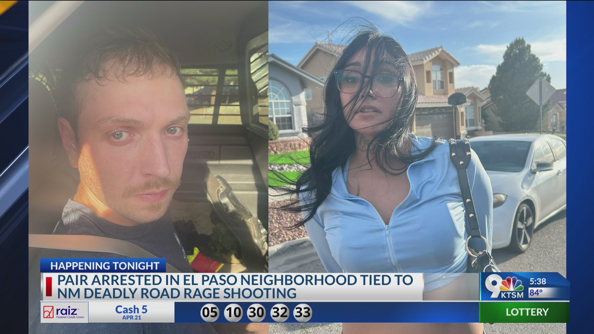 Pair arrested in El Paso neighborhood tied to NM deadly road rage shooting