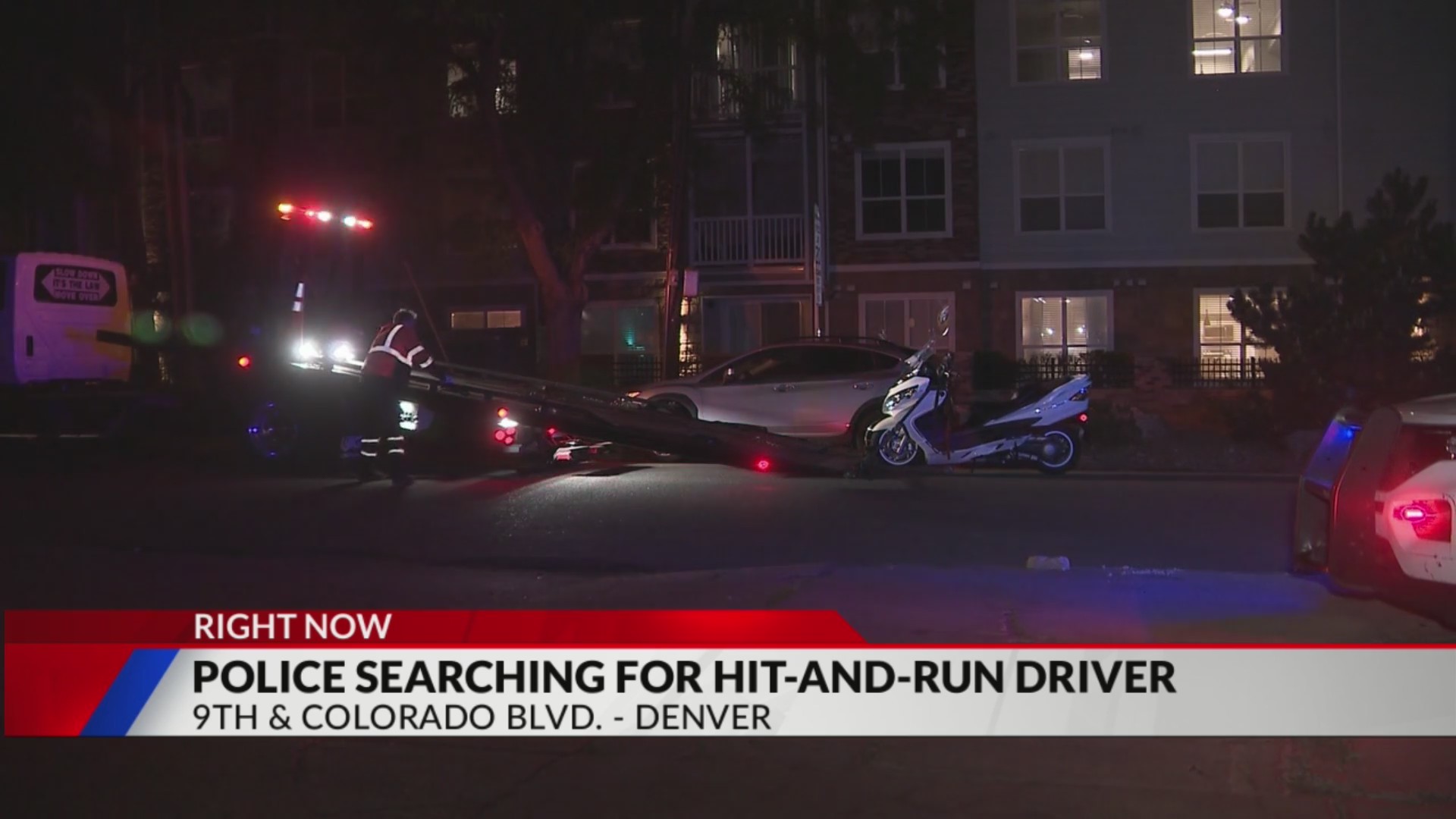 Motorcyclist seriously injured in Denver hit-and-run crash