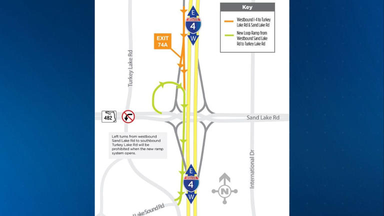 FDOT unveils new loop ramp at I-4 and Sand Lake Road for safer travel