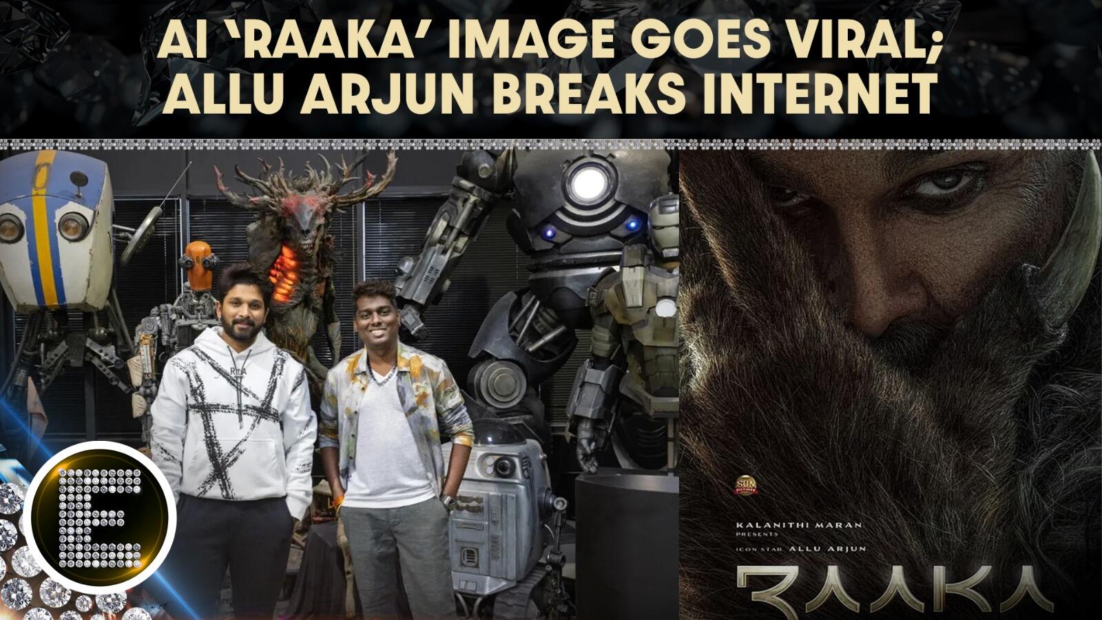 Raaka frenzy grows as fans use AI to create full look of Allu Arjun
