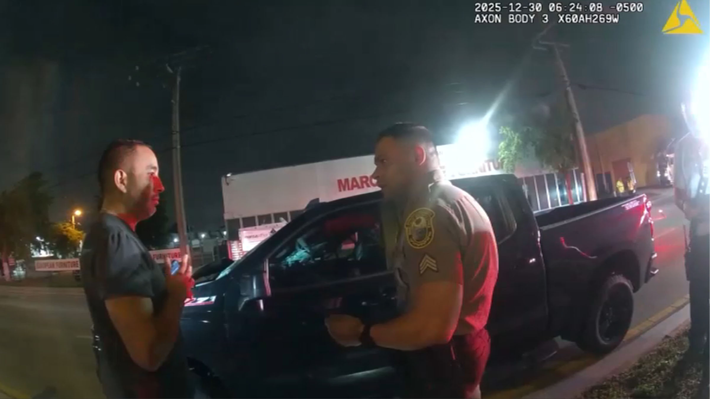 Bodycam shows Hialeah police lieutenant's DUI arrest after crash with ...