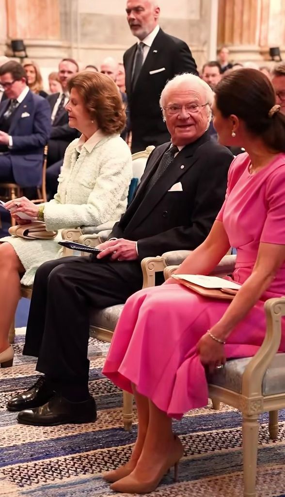 King Carl Gustaf receives 300-year-old historic gift with Princess ...