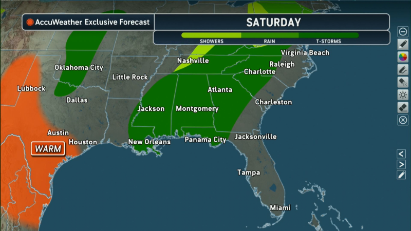 Storms on the way to the Southeast, but not enough to relieve dangerous ...