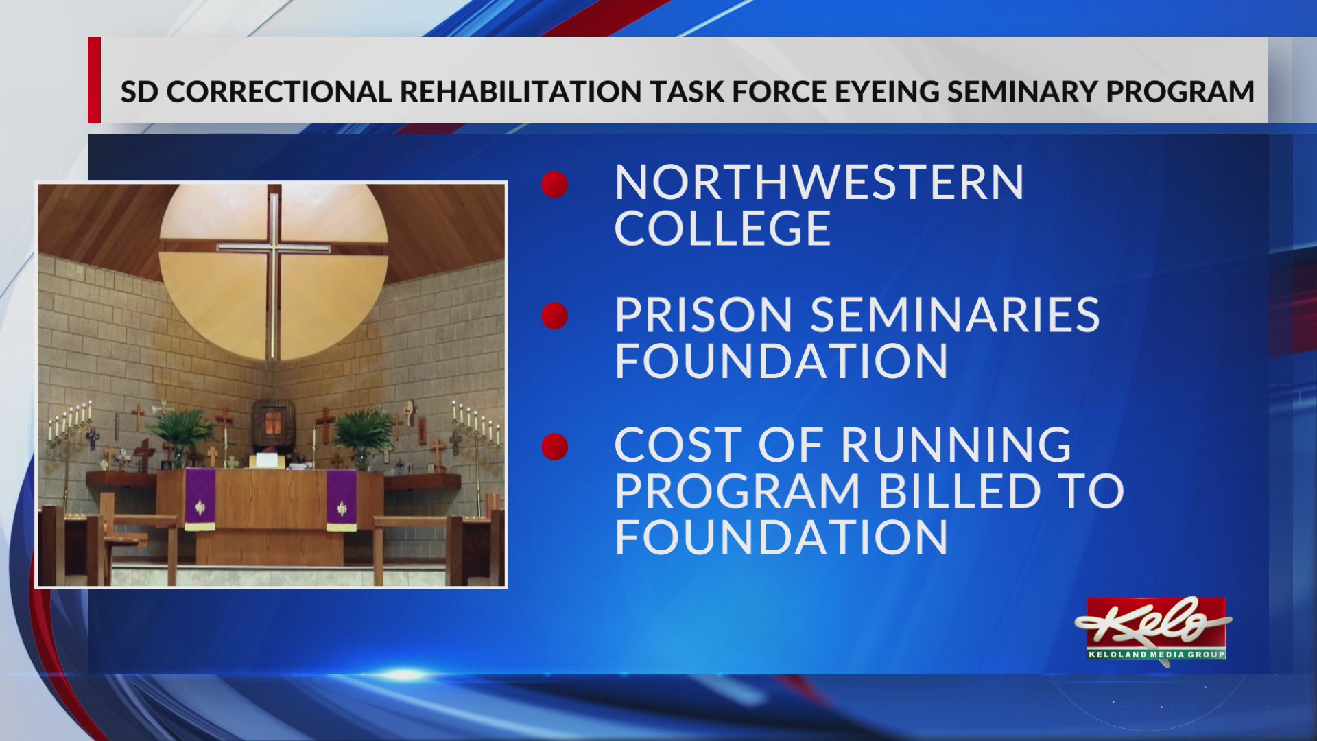 Prison seminary program eyed for '27 in Sioux Falls