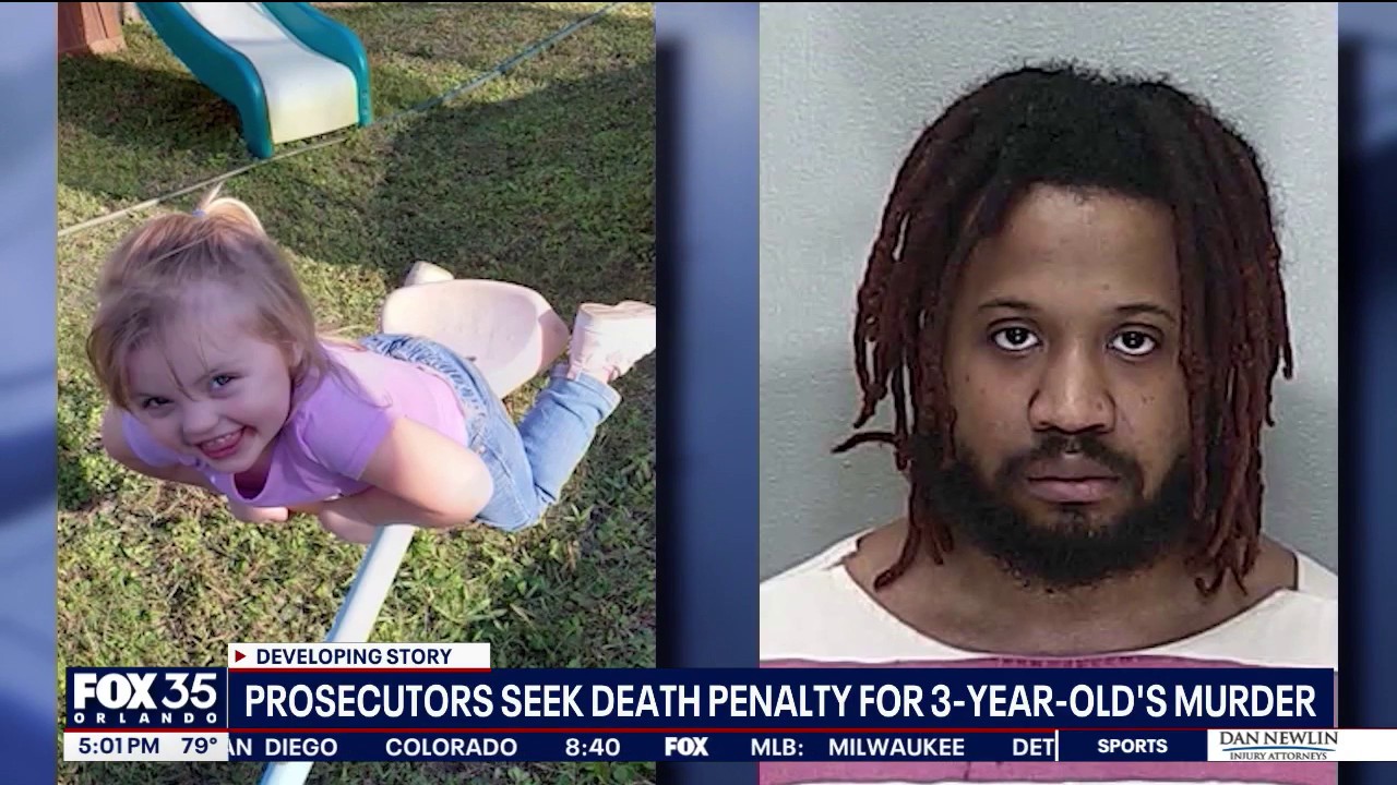 Prosecutors seek death penalty in murder of 3-year-old Florida girl