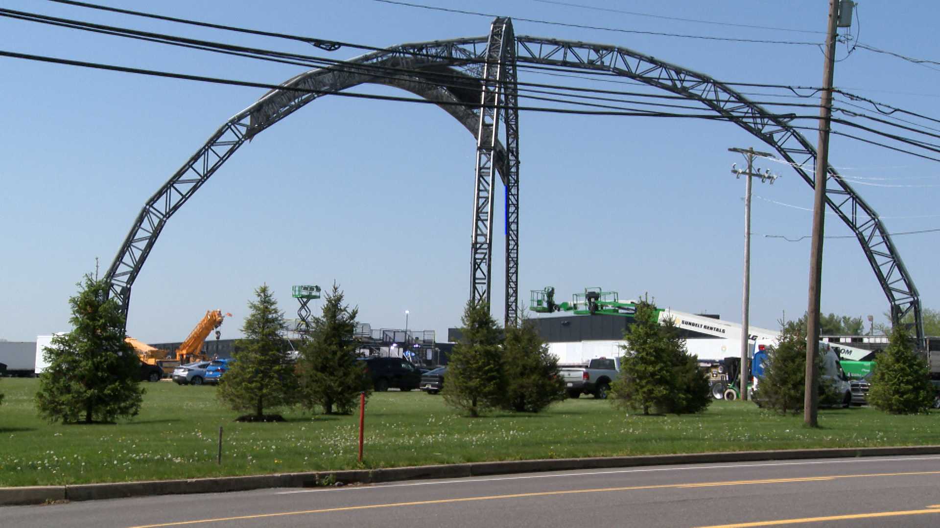 Massive The Claw Structure Rising In Lititz For Ufc Freedom 250 At