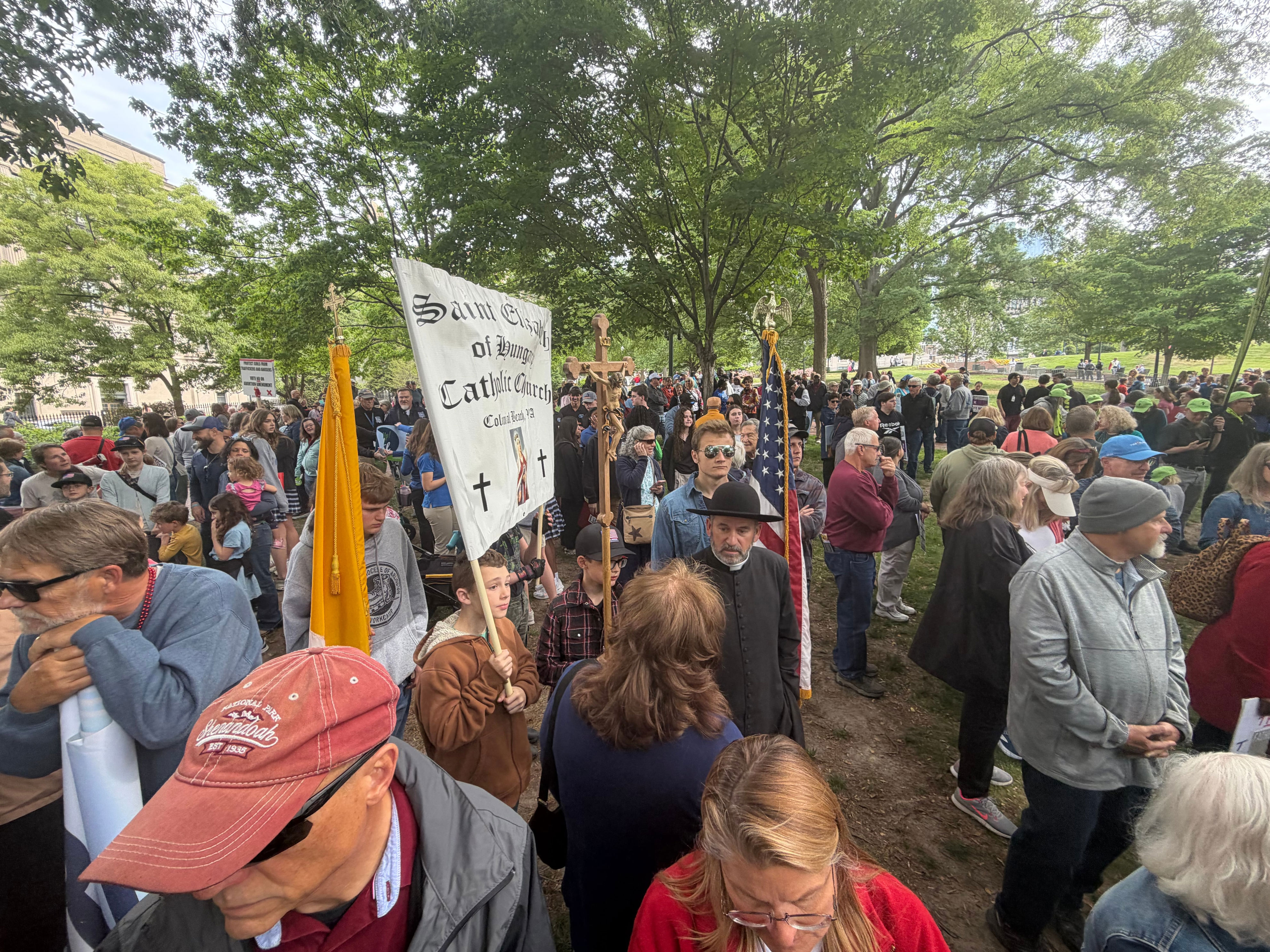 Hundreds gather for Virginia March for Life rally ahead of November ...
