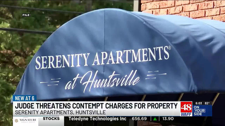Judge threatens contempt in Huntsville Serenity Apartments nuisance case