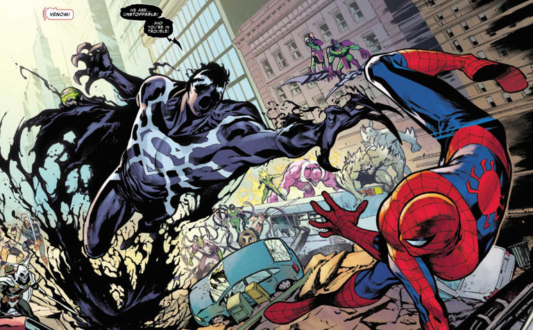 Superman's venom form officially revealed in Marvel/DC crossover