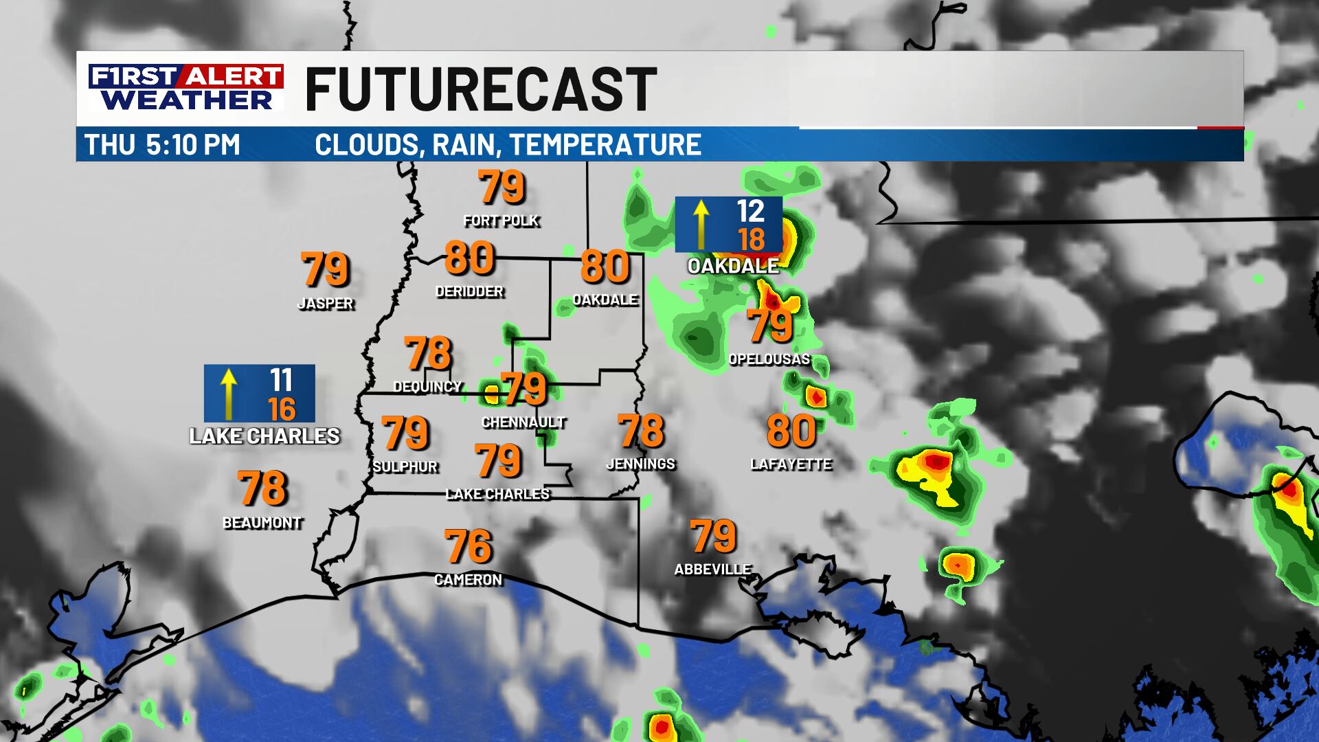First alert forecast: Isolated showers possible for our Thursday, as ...