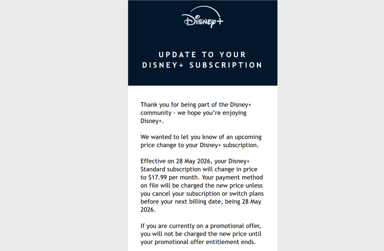 Streaming giant Disney+ hikes plan prices for second time in just over ...