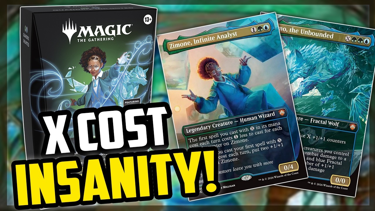 Quandrix Unlimited precon full deck reveal and review!