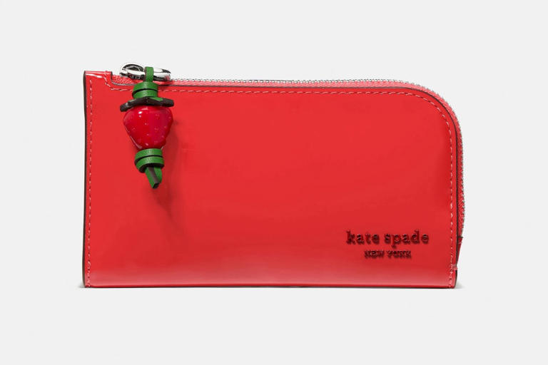 Kate Spade ストロベリー　三つ折り財布 MSN