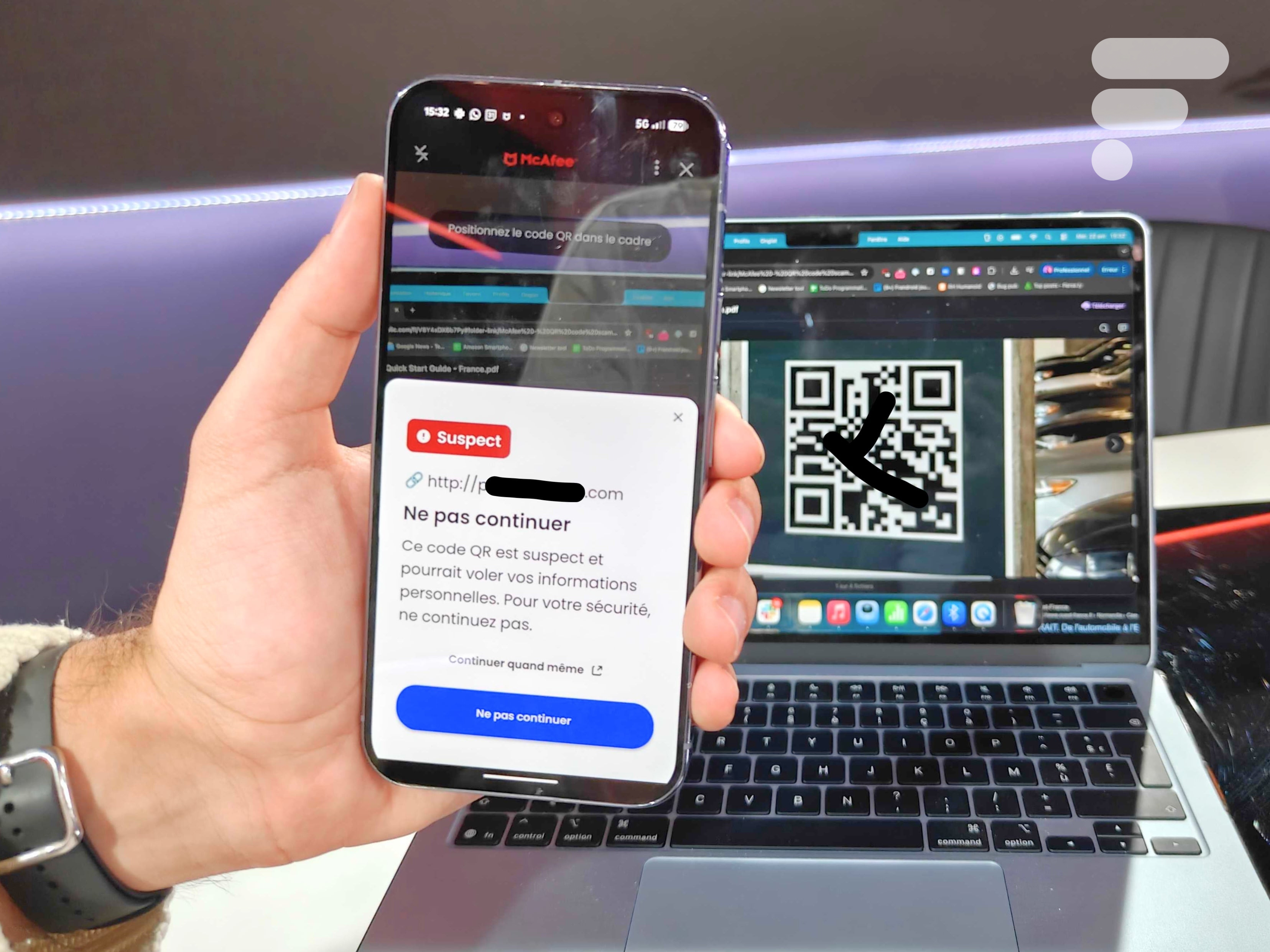 QR code frauduleux : j’ai testé une application qui me protège contre ...