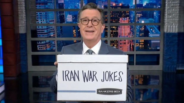 Stephen Colbert offloads Iran war jokes to Jimmy Kimmel as final show ...