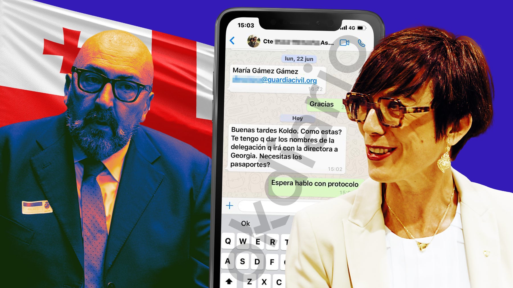 Un asesor de la ex directora de la Guardia Civil pidió a Koldo que la ...