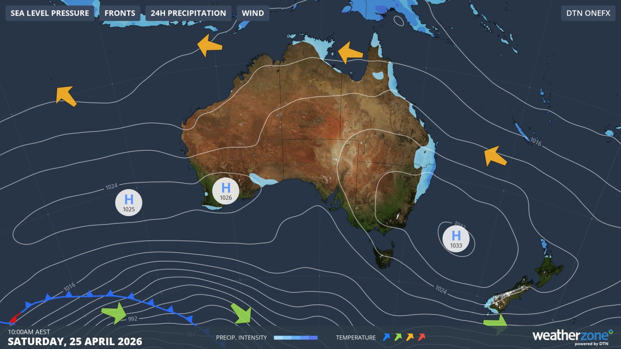 Anzac Day weather for the Australian capital cities