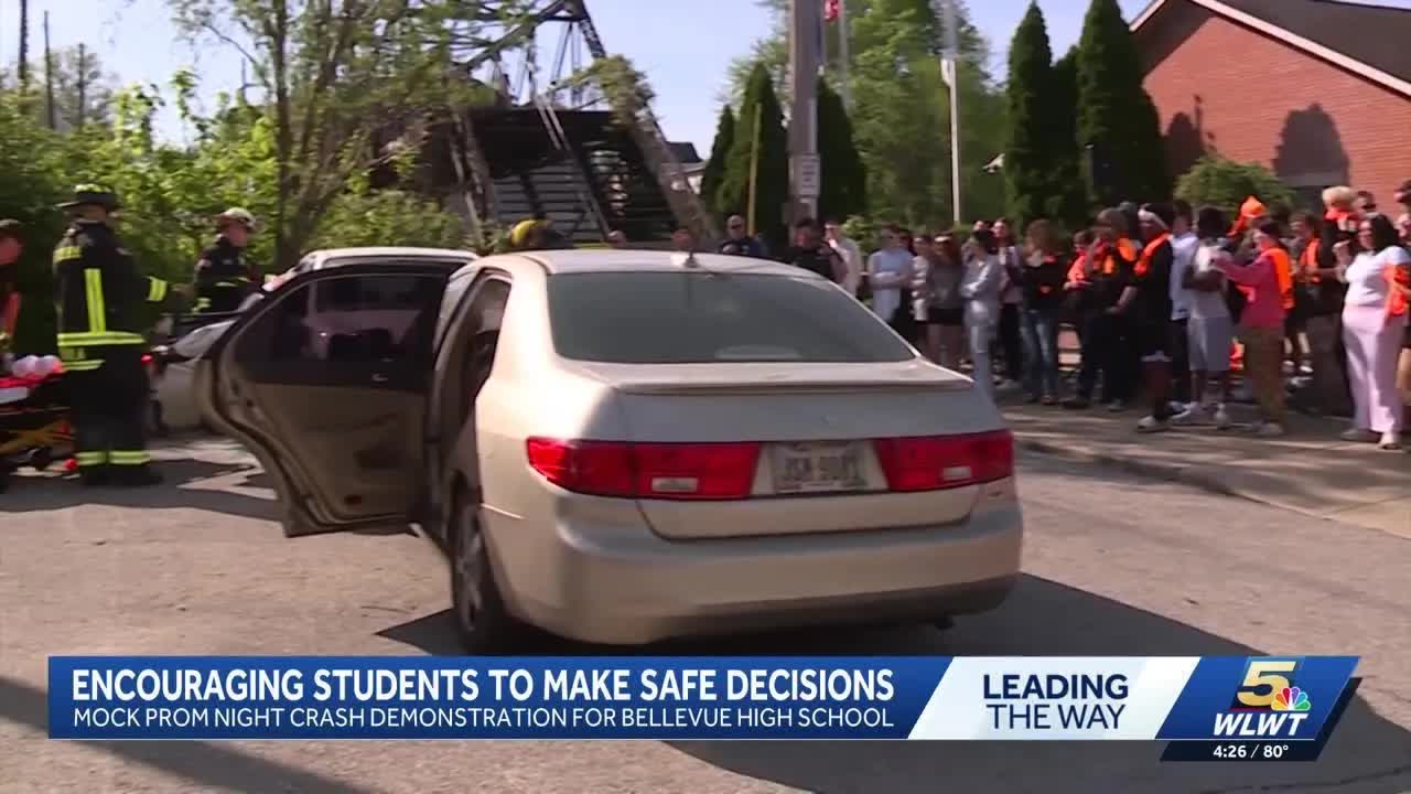 Mock prom night crash demonstration encourages safe decisions for students