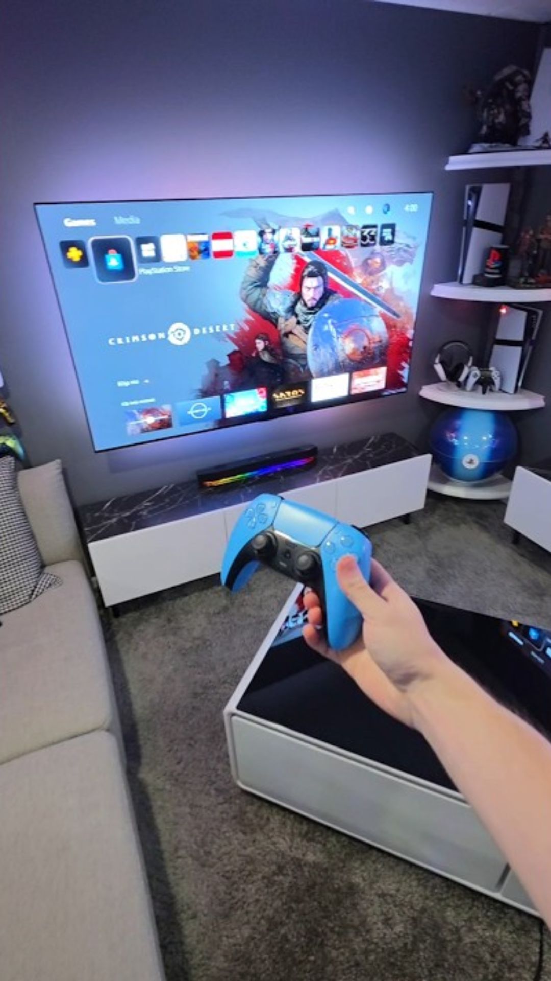 Ultimate dual PS5 pro setup gaming setup tour