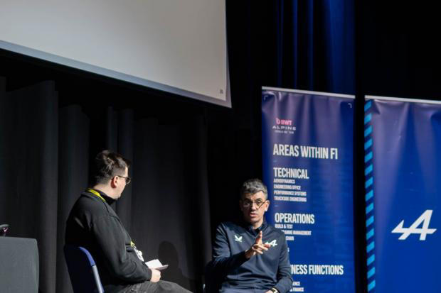 Formula 1 expert fuels ambition during visit to County Durham college