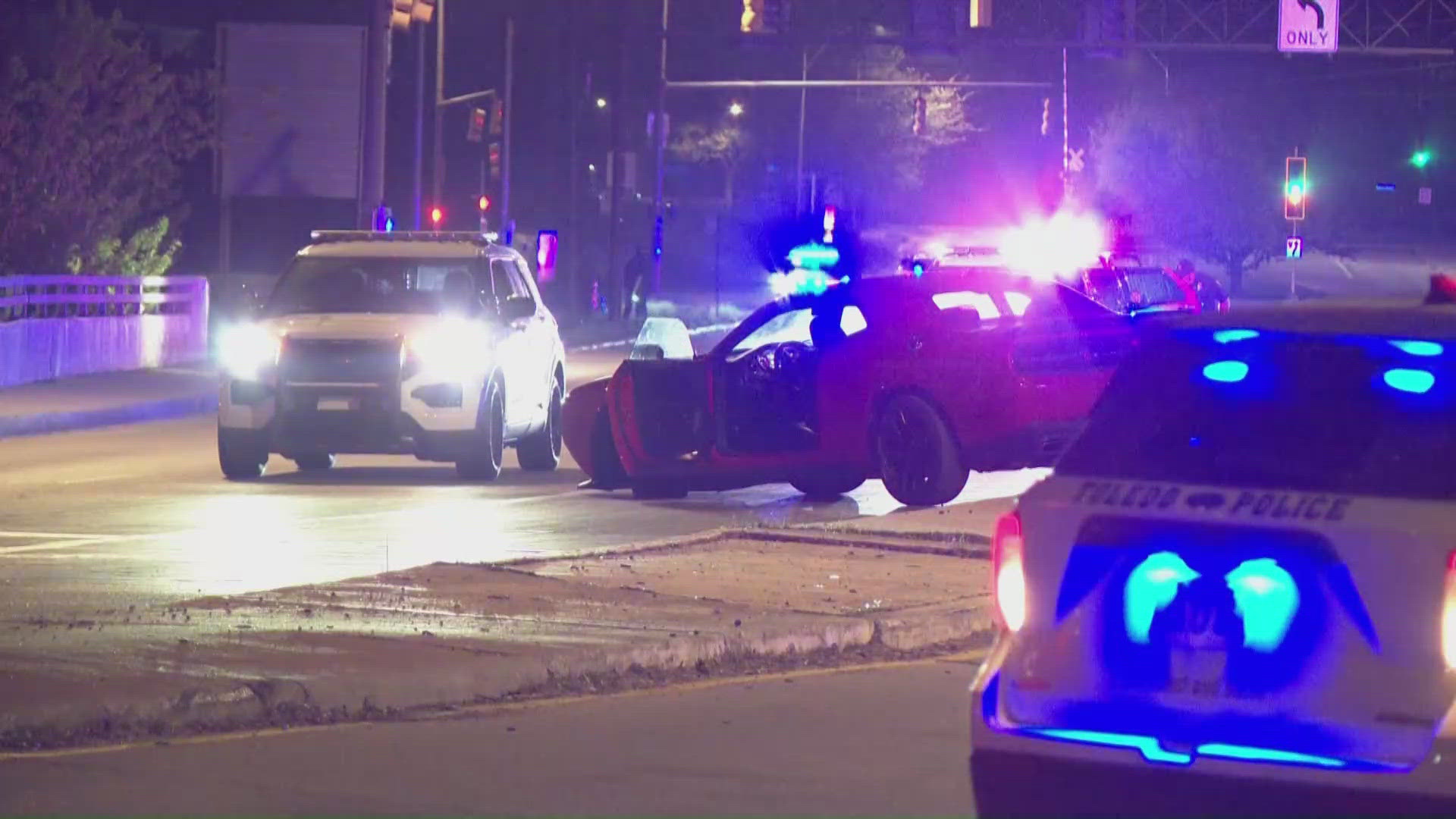 Three in custody after early morning police chase