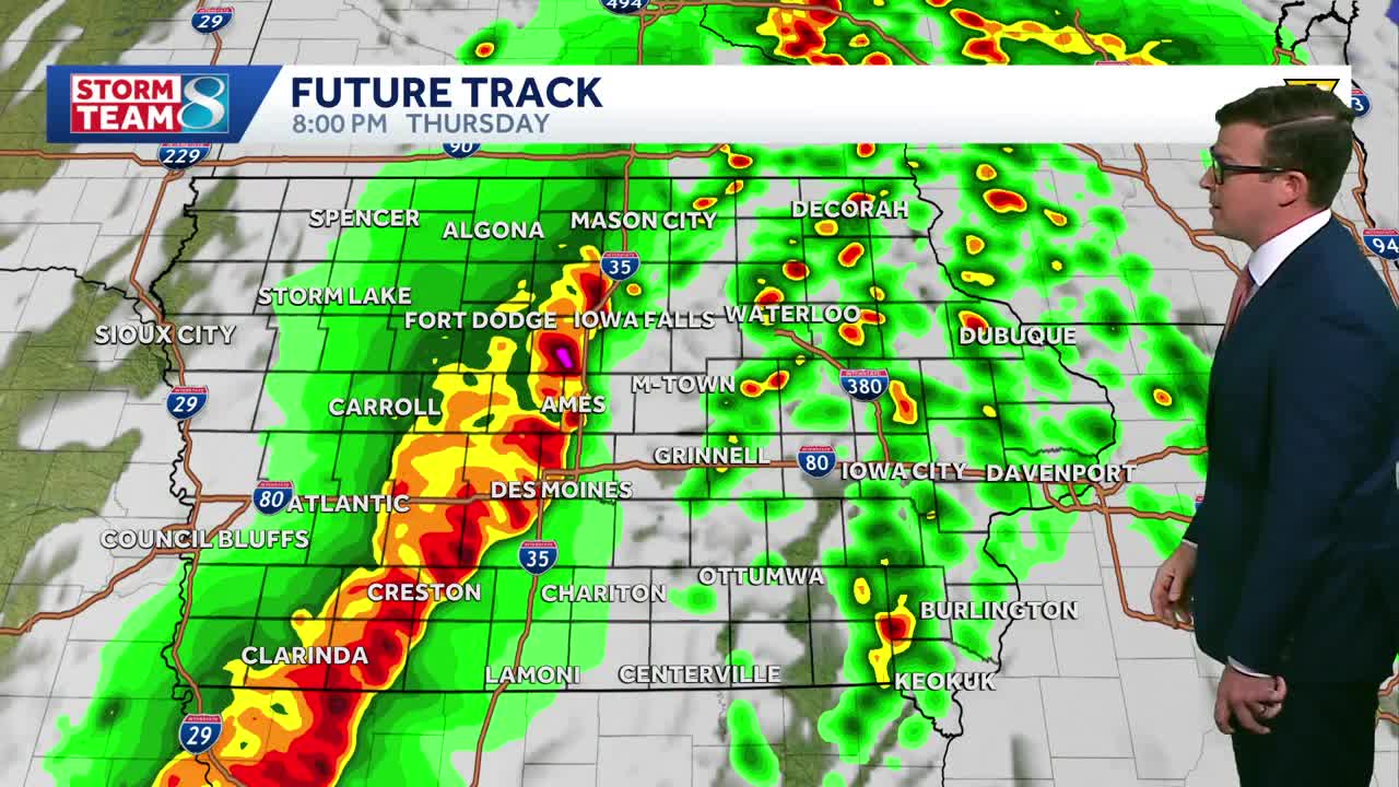 Iowa weather: Strong storms return later today ahead of a cooler weekend