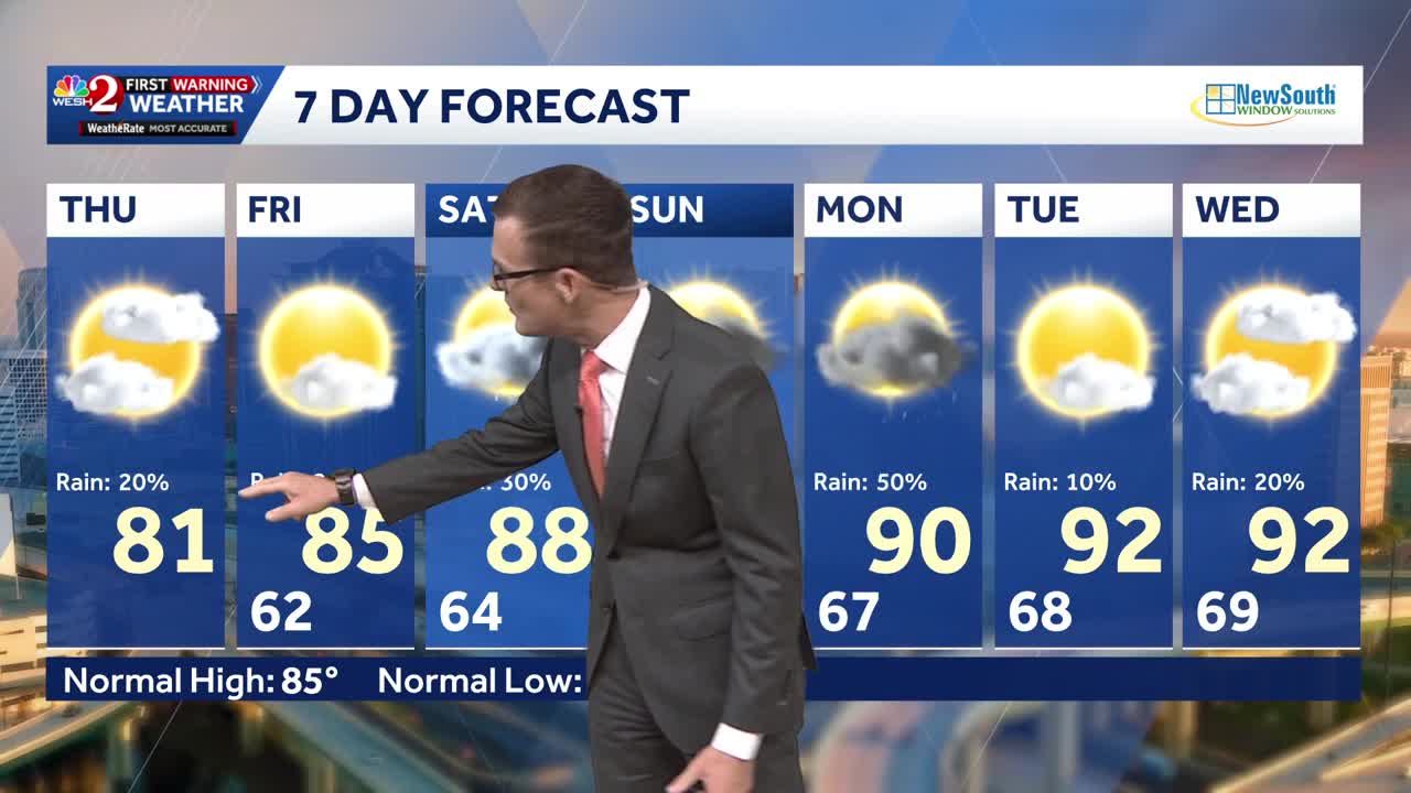 Warming trend begins in Central Florida with 90s on the way | April 23 ...