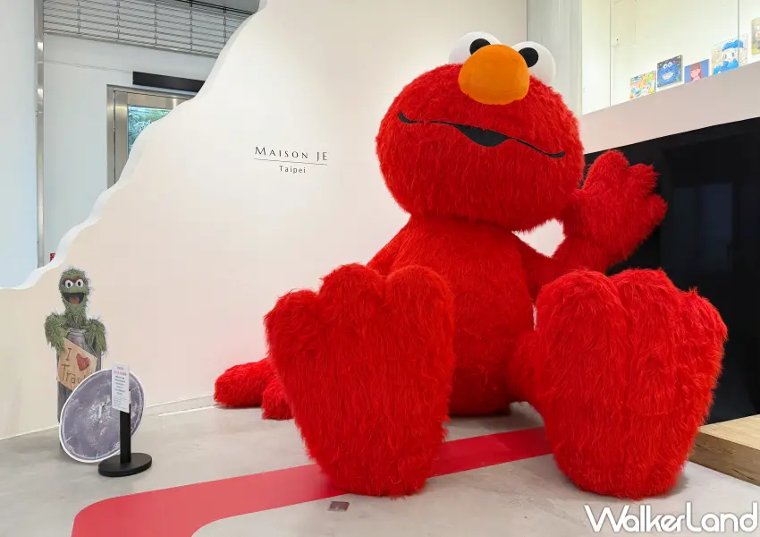 巨型Elmo出沒台北! 免費逛台北芝麻街展覽，芝麻街打卡點、Elmo周邊帶你看。