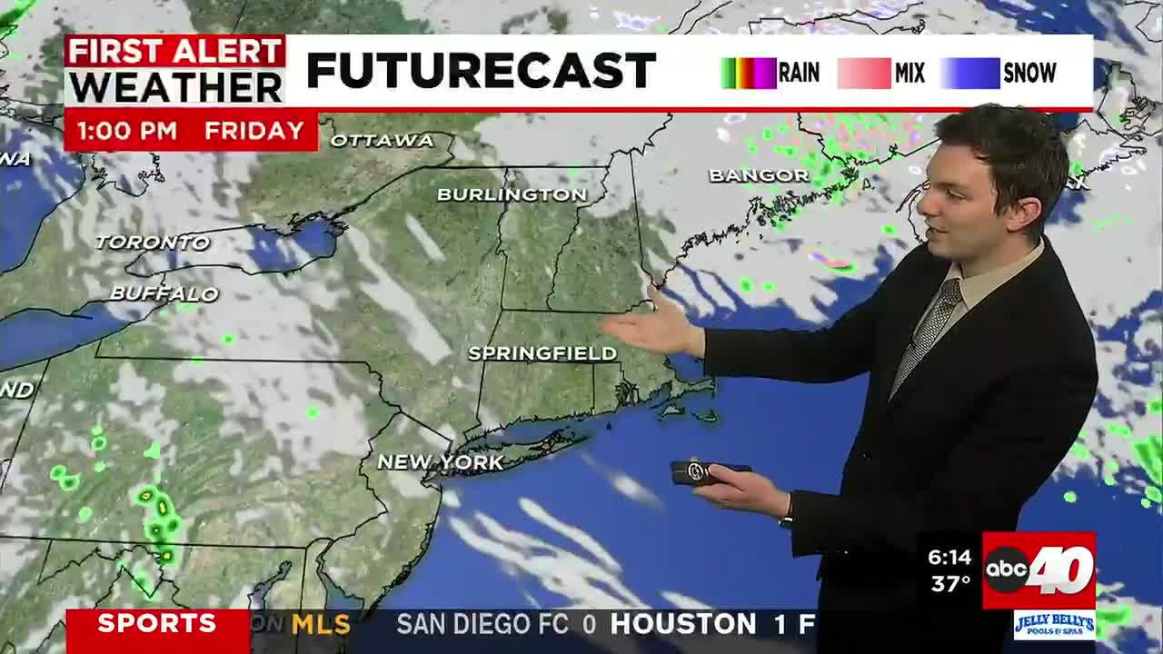 Sunshine & seasonable temperatures return to end the week