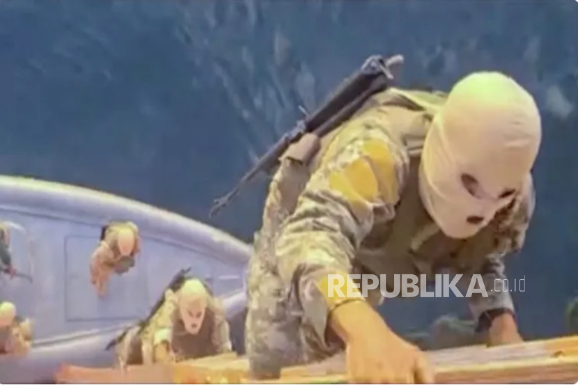 Video Tentara Iran Viral, Kapal Disita di Selat Hormuz, IRGC Bawa Senjata