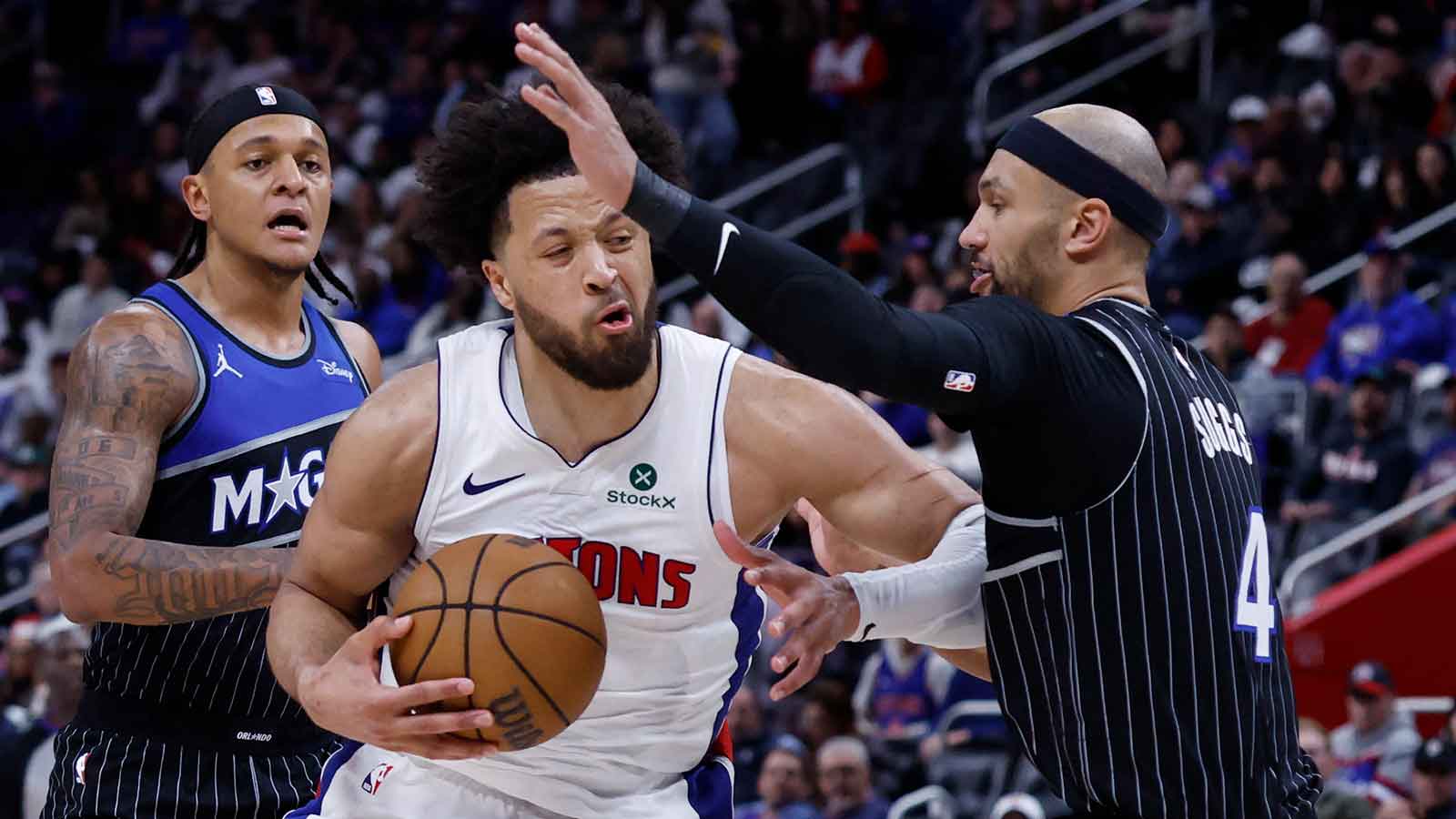 Pistons end historic losing streak with Game 2 win over Magic