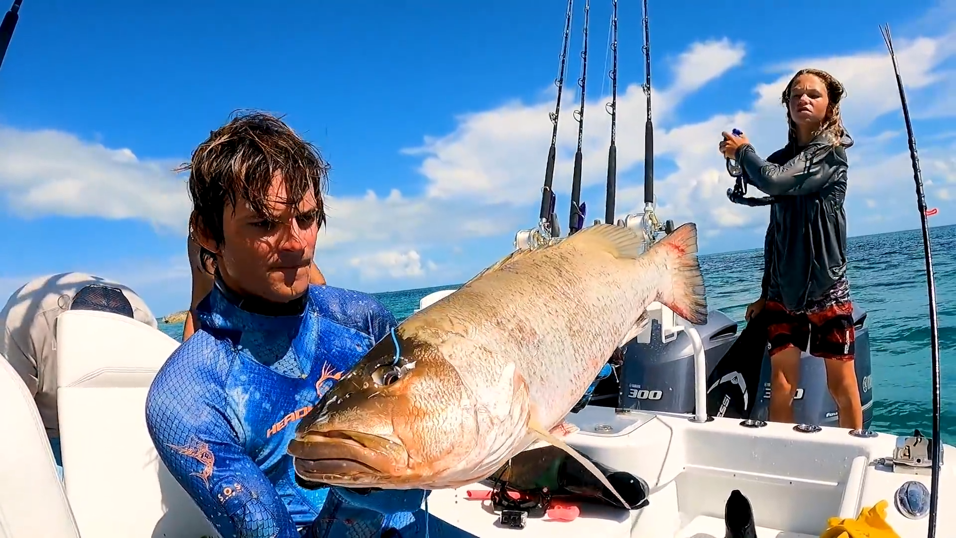 Look what 12-year-old caught - one of the strongest reef predators