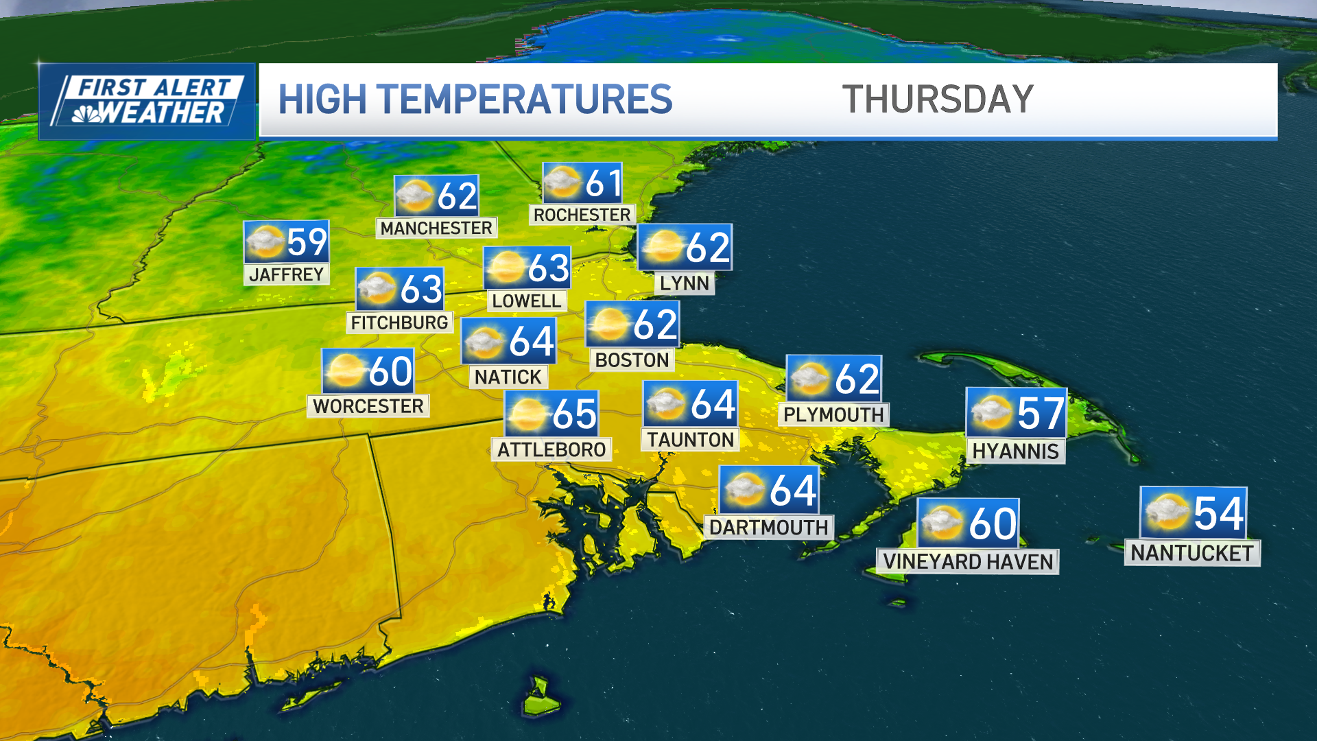 Warm and sunny weather on deck for Thursday, but things cool off for ...
