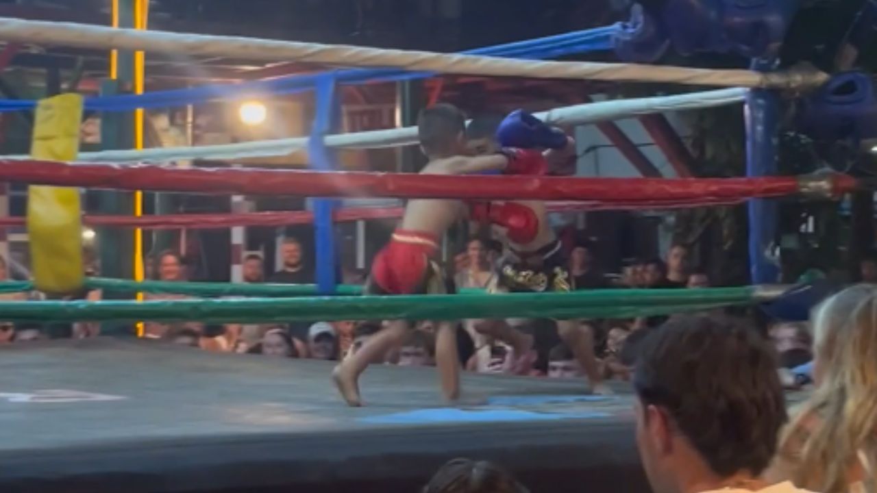 Girl starts crying as two little fighters remind her of her brother