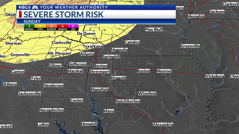 Severe weather threat begins Friday