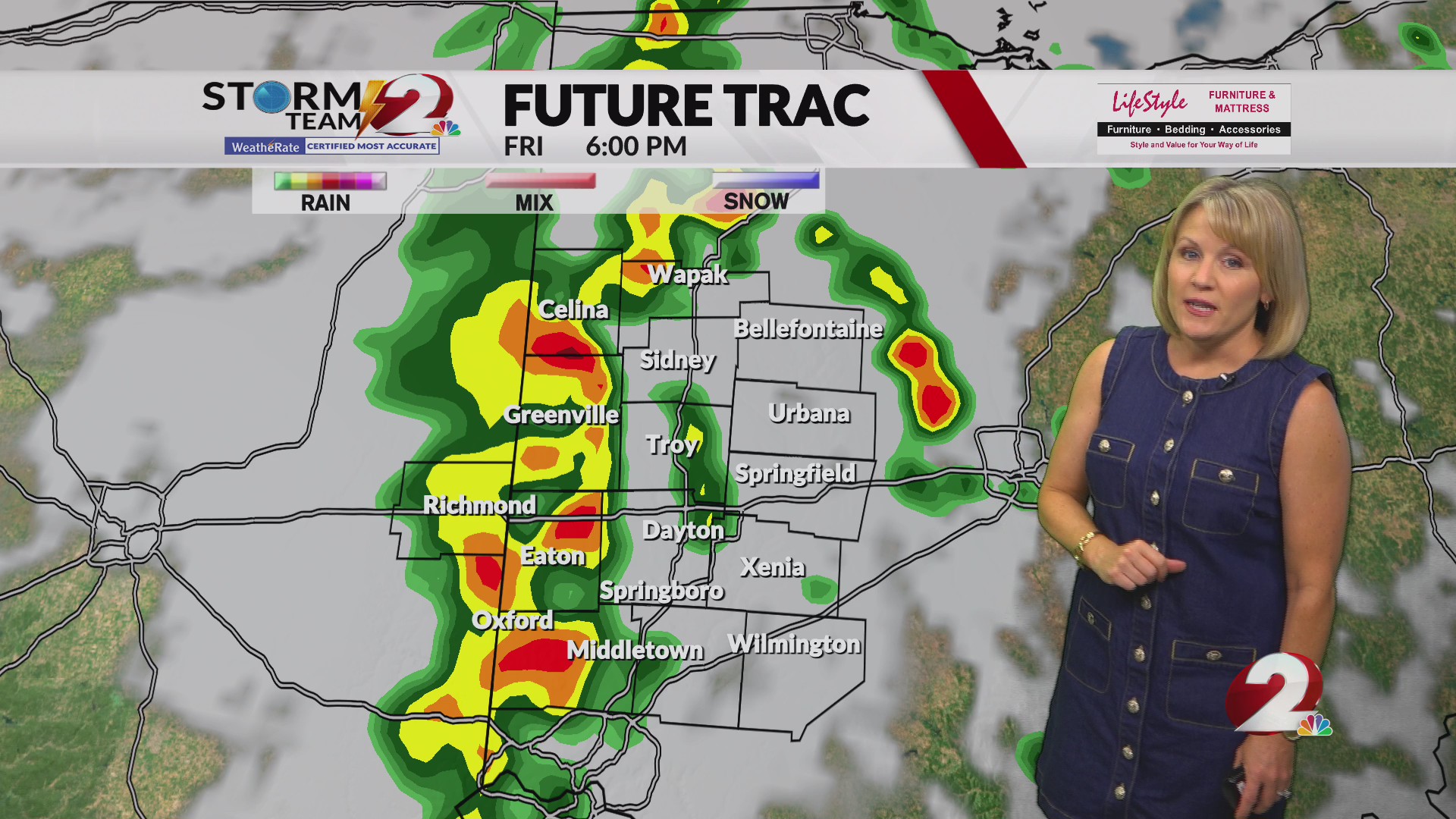Today's Miami Valley forecast 4/26/26