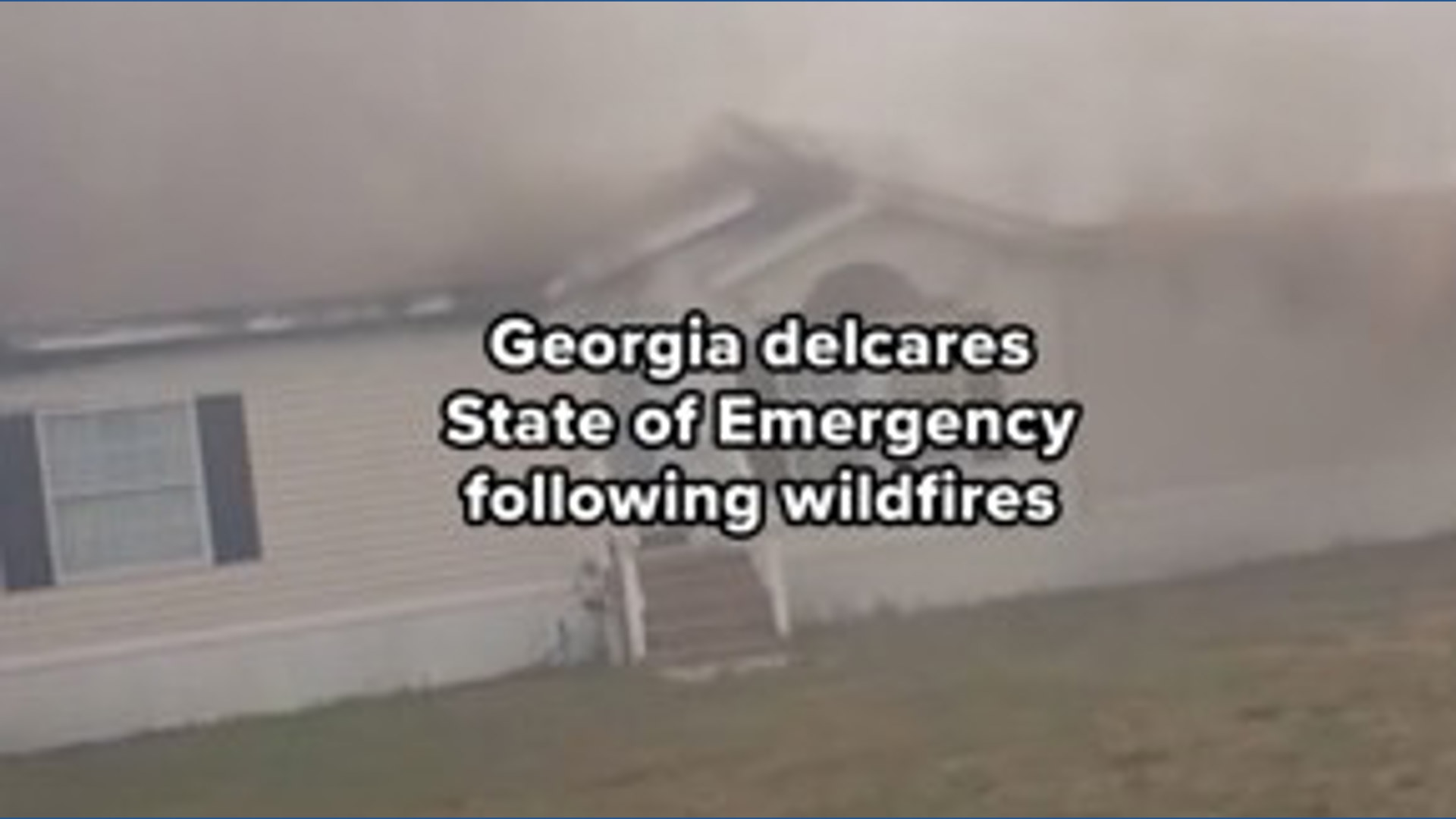 Georgia declares state of emergency following wildfires