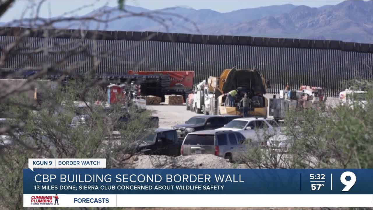 Second border wall construction underway in southern Arizona