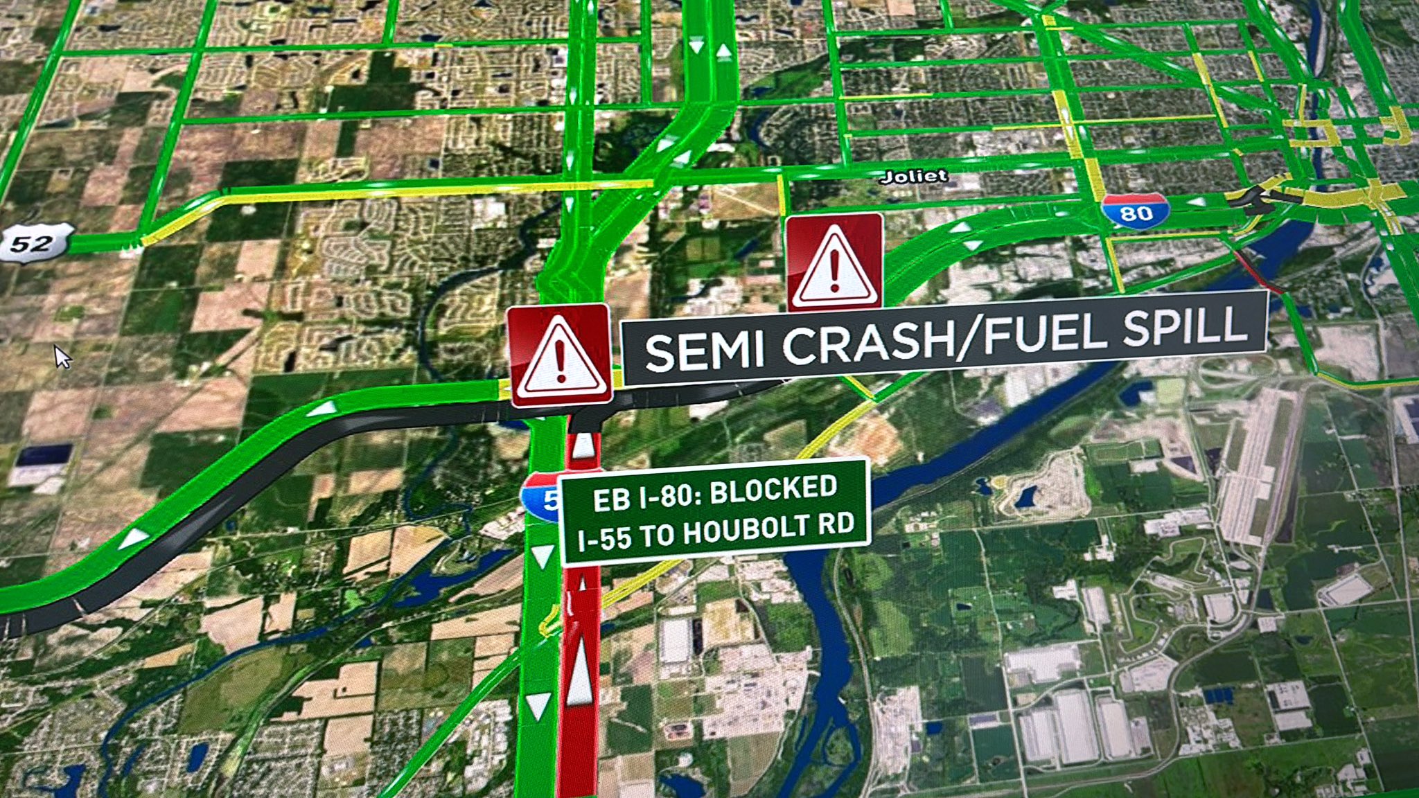 5-vehicle crash involving semi closes lanes on I-80 in southwest ...