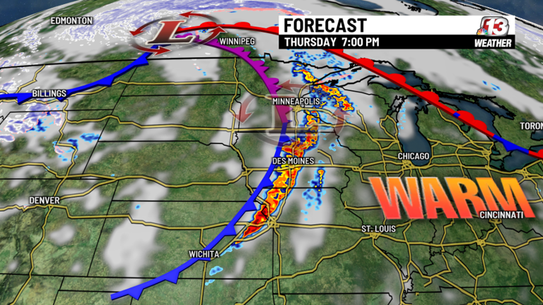 Severe storms rage across Iowa Thursday afternoon into the night