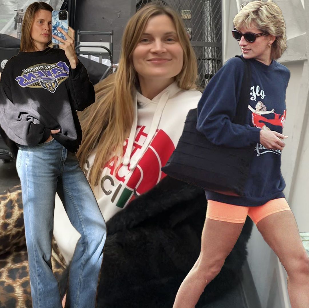 A French editor's ode to the oversize logo sweatshirt