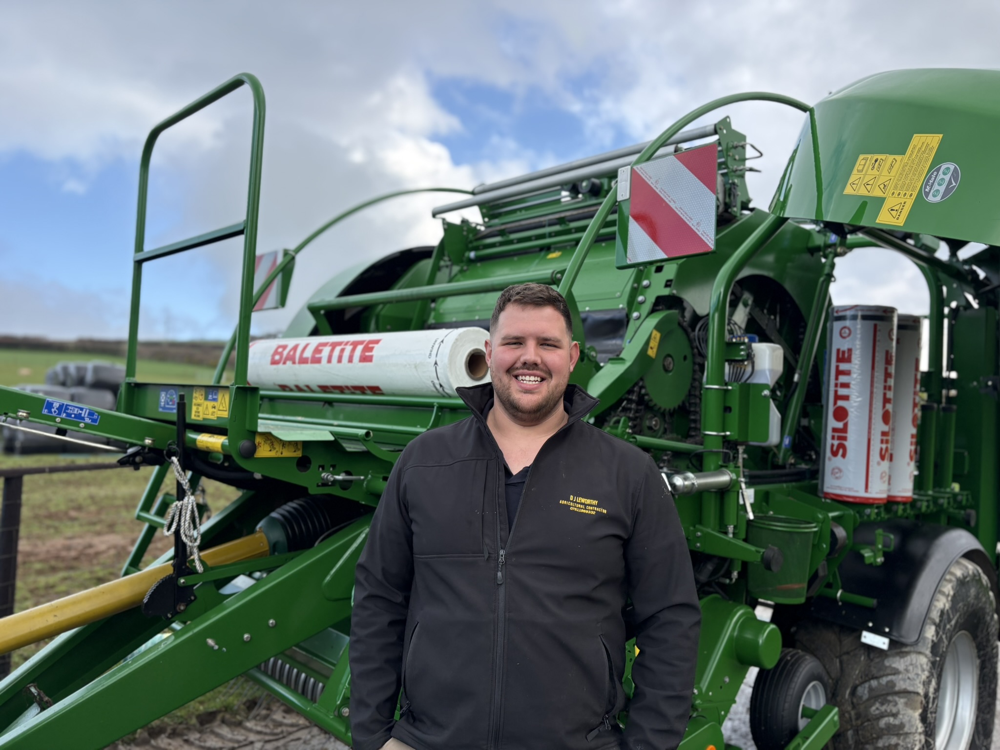Young farmer identifies gap in the market for new baling solution