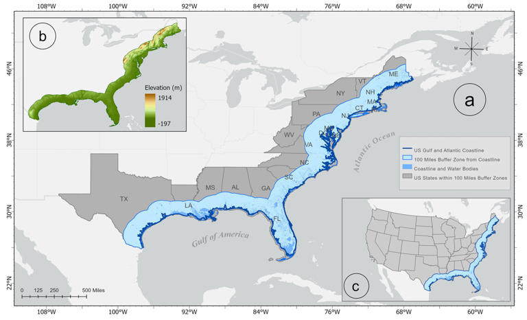 These eight coastal cities sit on America's flood front line, and AI ...